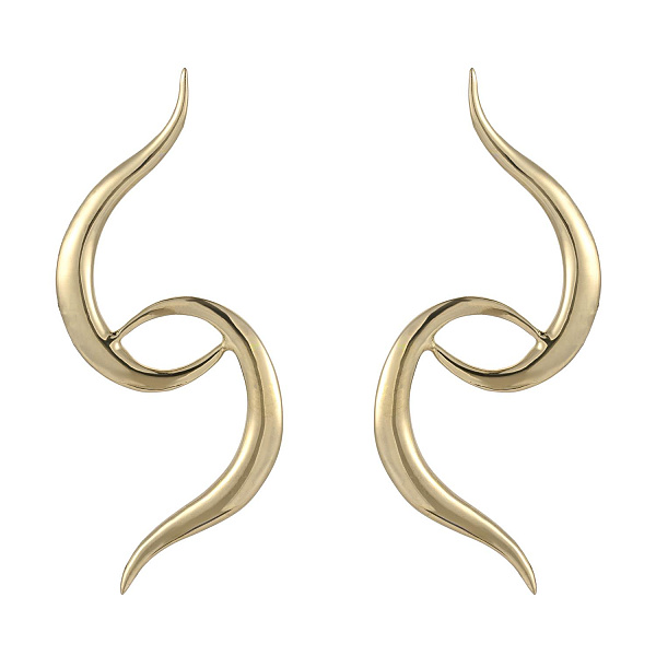 Серьги ( г/п: золото, 7х2,5см, 16 гр.) Греция Kalliope 022 02 094