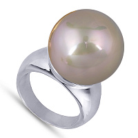 Кольцо (Майорка, шампань, г/п: родий, р.19) MK52 00011-19 Uvelina