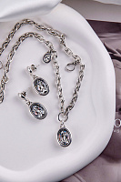 Колье (кристалл прозрачный 42-47 см) RUS800-66 Испания Ciclon Э/коллекция