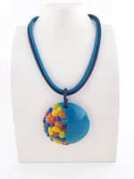 Колье Designe S морская волна/разноцветное  ENZO BENZO