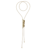 Колье (кристаллы прозрачные, г/п: золото, регулируется) Греция Kalliope 022 05 083