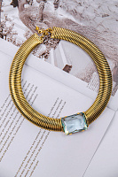 Колье (Баварское стекло, кристалл голубой) Италия  Claudio Canzian 002 05 674