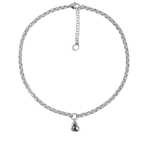 Колье Ciclon (кристалл: розовый, г/п: серебро) 22E806-09 Испания Cuore