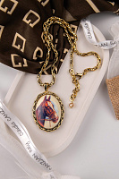 Колье Лошади (керамика, 4,6х3,6 см, 47см) Италия Claudio Canzian 002 05 822