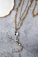 Колье 3 в 1 (кристаллы прозрачные) Италия  Claudio Canzian 002 05 729