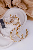 Серьги EPIPHYL (20,85 гр, 5 см, г/п: золото) 12-32231 Франция Ori-Tao