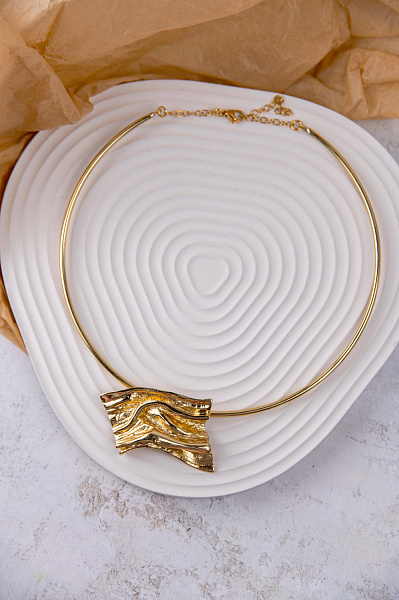 Колье (г/п: золото, 4,5х3 см) Греция Kalliope 022 05 044