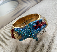 Браслет Летняя фантазия (эмаль, кристаллы, г/п: золото, до 18р.) Италия ANNIBALE BALDINI 007 04 087