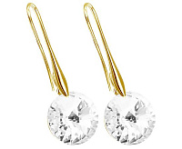 Серьги Elina 14 mm 5540-9187-7005 Чехия Anabel Crystal