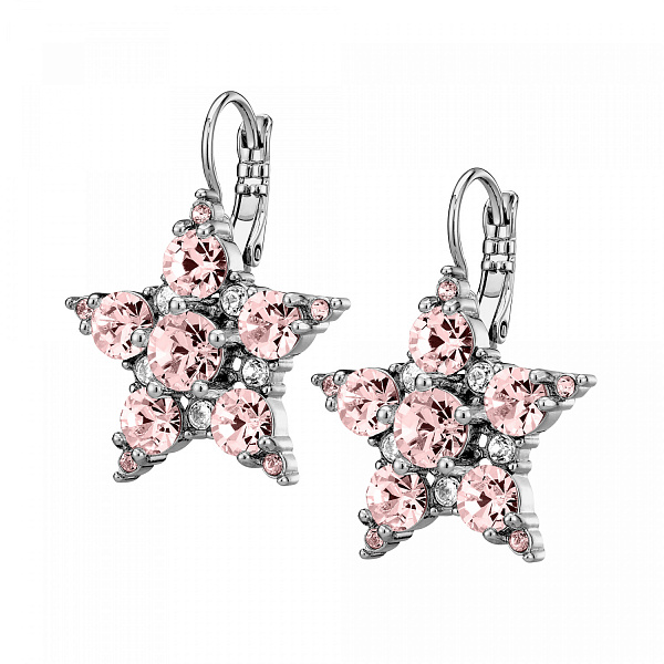 Серьги LIBRA (кристалл винтажная роза г/п: серебро) Дания DYRBERG/KERN 450017