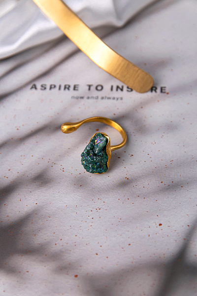 Кольцо Chantal (друза агата, г/п: золото, регулируется) Греция Katerina Vassou KV25 2-275650G