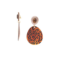 Клипсы Jaguar (Тигровый глаз, перламутр, рог, 9 см) 11-90440 Франция Nature Bijjoux