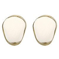 Серьги (ювелирная смола, г/п: золото, 3,1х2,4 см, 17 гр.) Греция Kalliope 002 02 054