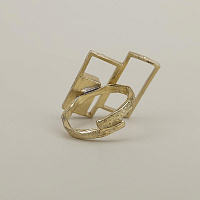 Кольцо (кристалл мультиколор, г/п: золото, регулируется) Греция Kalliope 022 01 051