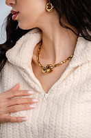 Колье (кристалл прозрачный, графит, 52см) Италия Claudio Canzian 002 05 861