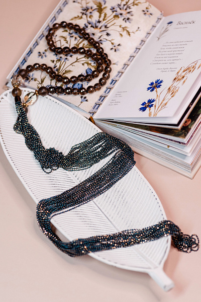 Колье Afrodite (Раухтопаз, цепи) Италия Perfetto