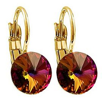 Серьги Elis 8 mm 5540-0445-7255 Чехия Anabel Crystal