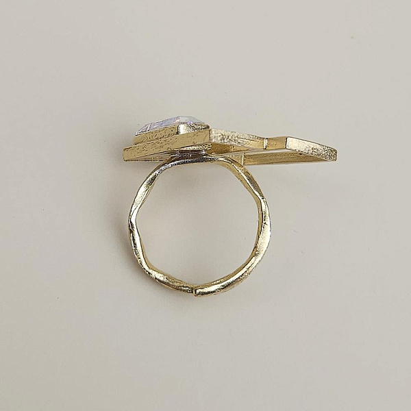 Кольцо (кристалл мультиколор, г/п: золото, регулируется) Греция Kalliope 022 01 051