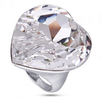 Кольцо 16 (кристалл белый, г/п: родий) 4300 Испания SW20 0002R-001R Uvelina