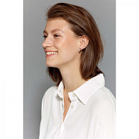 Серьги DESOLO (кристалл прозрачный, г/п: золото, 1 см) Дания DYRBERG/KERN 333115