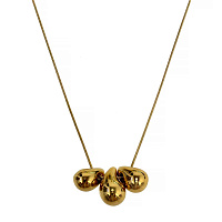 Колье Капля (керамика, г/п: золото,длина 45 см,2х3.5см) Испания  01905034