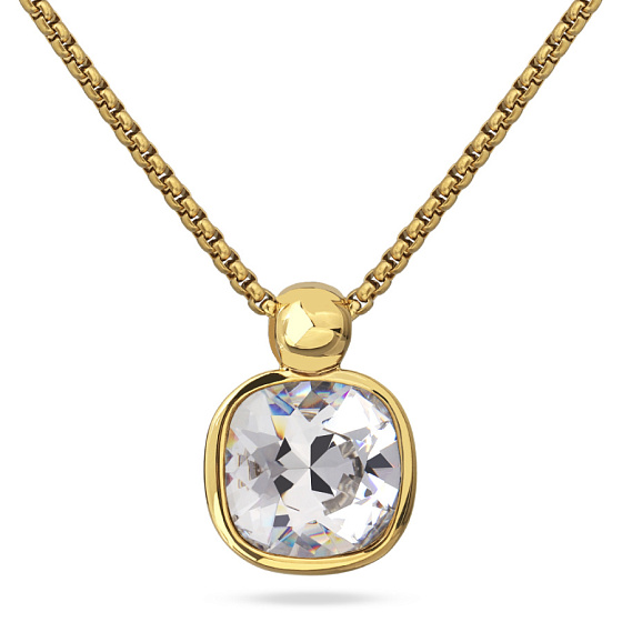 картинка Кулон Триумф (кристаллы белые, 12 мм, 50-55 см,г/п: золото) Uvelina SW00 0020G-001P ювелирный  магазин Калина являющийся официальным дистрибьютором в России 