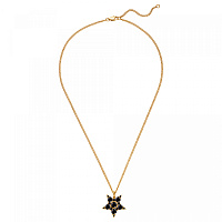 Колье LYRA (кристалл черный, г/п: золото, 44+5 см) Дания DYRBERG/KERN 450044