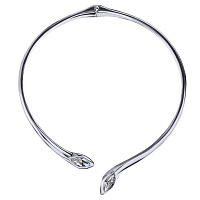 Колье Эдем (кристаллы белые, г/п: родий) Uvelina SW00 0110R-001N