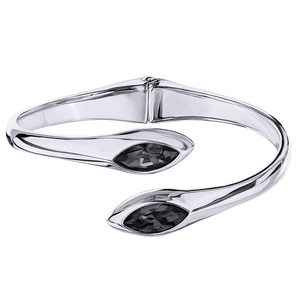 Браслет Эдем (кристаллы темно-серые, г/п: родий) Uvelina SW00 0110R-014B