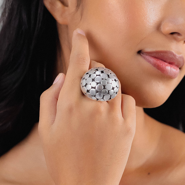 Кольцо DISCO (г/п: серебро) 19--40400 Франция Ori-Tao