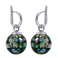 Серьги (Гелиотис, г/п:родий) MK12 0044-34 Uvelina