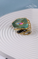 Кольцо (кристаллы, г/п: золото, регулируется от 17р.) Греция Kalliope 022 01 030