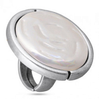 Кольцо 18-19 (Майорка белая, г/п: античное серебро) 3900 Испания MK10 0072-1b