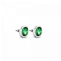 Серьги Ciclon EMO608-08 (кристалл: изумрудный, г/п: серебро) Испания
