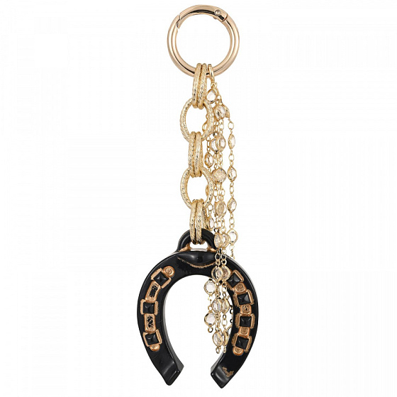 картинка Брелок Лошади (ювелирная смола, кристаллы,17,5х5,6см) Ластория 990 10 002 ювелирный  магазин Калина являющийся официальным дистрибьютором в России 