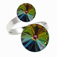 Кольцо Janine 5570-3010-7306 Чехия Anabel Crystal