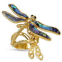 Кольцо Стрекоза 18 (Гелиотис; г/п: золото) Испания Uvelina SI00 0038-01b