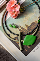 Колье Allegro зеленая/зеленый, черный Италия ENZO BENZO