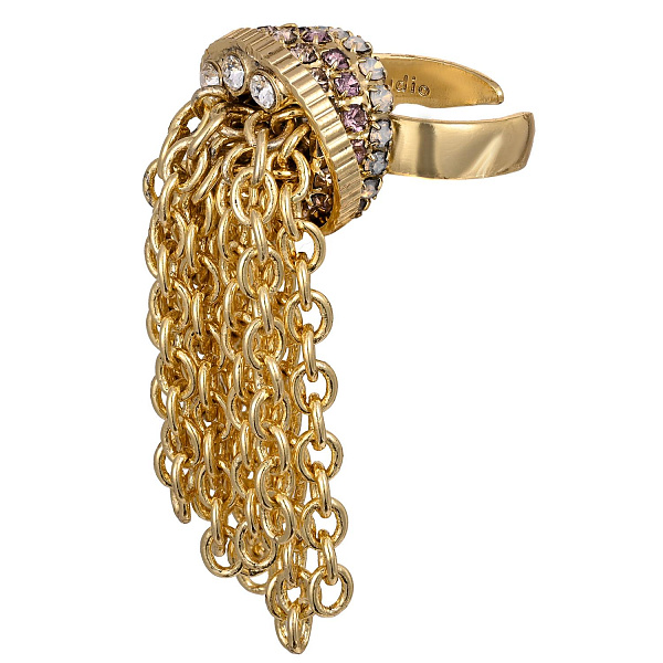 Кольцо Каскад (разноцветные кристаллы, 5х2 см) Италия Claudio Canzian 002 01 409