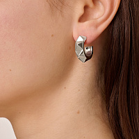 Серьги GRITH (г/п: серебро, 2х0,6 см) Дания DYRBERG/KERN 440007