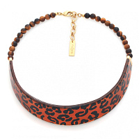 Колье Jaguar (Рог, тигровый глаз, 32 см) 15-43652 Nature Bijjoux Франция