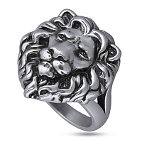 Кольцо Лев 18-19 (г/п: античное серебро) AN00 0012S-00R Uvelina