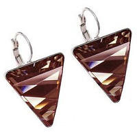 Серьги Elbrus 21.5 mm  5540-5102-7226 Чехия Anabel Crystal