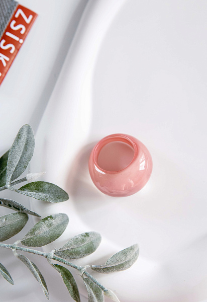 Кольцо Colourful statement р.18 розовый Голландия ZSISKA