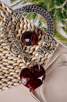 Кольцо 18,5 Cuore красное ENZO BENZO Италия