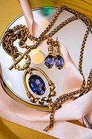 Колье Верона (фиолетовый кристалл) Италия  Claudio Canzian 002 05 397