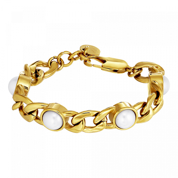 Браслет ARIANE (белый жемчуг, г/п: золото, до 20 см) Дания DYRBERG/KERN 470157