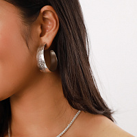 Серьги MANTA (16,25 гр, 4 см, г/п: серебро) 12TL30794 Франция Ori-Tao