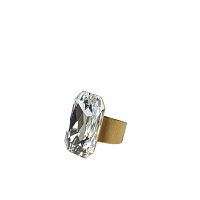 Кольцо Allum (кристалл прозр., г/п: золото, регулир.) Греция Katerina Vassou KV25 2-308970GCRYSRAL