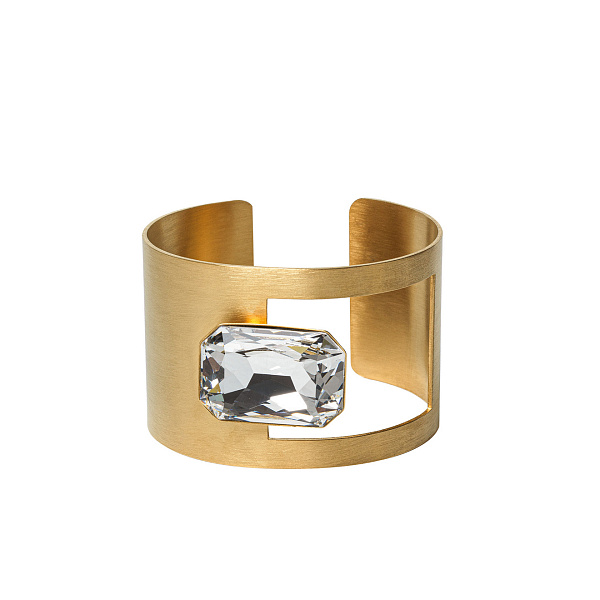 Браслет (кристалл прозрачный, г/п: золото, регулир.) Греция Katerina Vassou KV25.2-308968GCRYSTAL